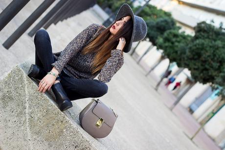 animal print sweater zara