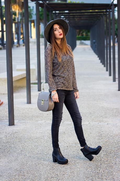 jeans and track booties