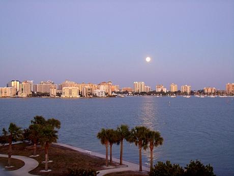 Vista de Sarasota desde Lido Key