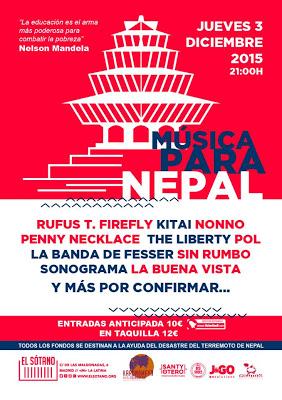 'Música para Nepal': Concierto benéfico para reconstruir el país tras los terremotos 'Música para Nepal': Concierto benéfico para reconstruir el país tras los terremotos