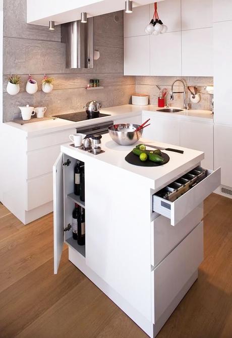 TIPS DECO: 11 IDEAS PARA COCINAS PEQUEÑAS TIPS DECO: 11 IDEAS PARA COCINAS PEQUEÑAS
