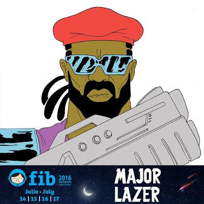 Major Lazer, primera cabeza de cartel del FIB 2016