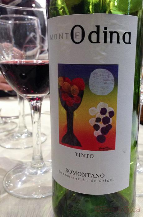 tinto joven maridaje Monte Odina catando somontano baco y boca