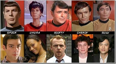 Vieja y Nueva Tripulación de Star Trek Vieja y Nueva Tripulación de Star Trek