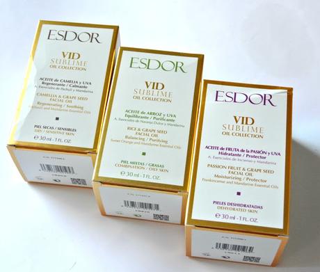 NOVEDAD | ACEITES FACIALES VID SUBLIME DE ESDOR. NOVEDAD | ACEITES FACIALES VID SUBLIME DE ESDOR.