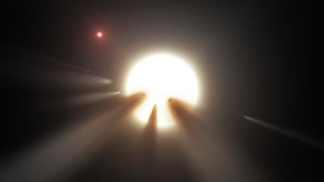 Un enjambre de cometas, explicación a las extrañas observaciones desde KIC 8462852