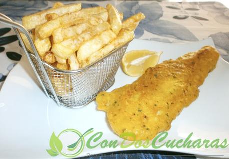 Faneca rebozada con patatas. Fish and chips OLYMPUS DIGITAL CAMERA