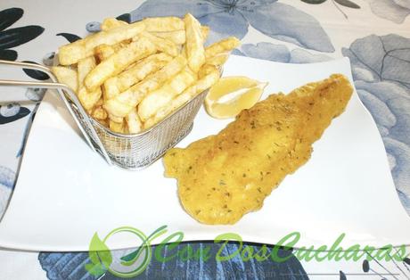 Faneca rebozada con patatas. Fish and chips OLYMPUS DIGITAL CAMERA