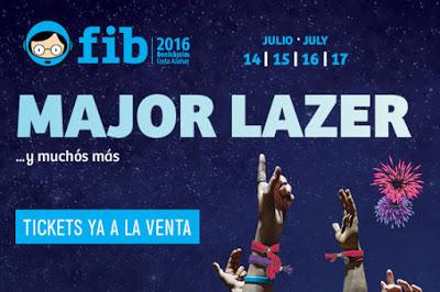 Novedades Festivales 2016: FIB, BBK y Arenal Sound