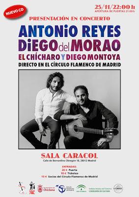 Antonio Reyes y Diego del Morao presentan nuevo disco. Antonio Reyes y Diego del Morao presentan nuevo disco.