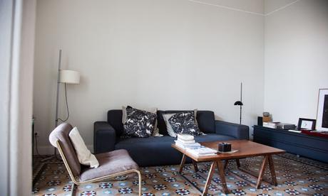 Apartamento en Barcelona con espectaculares suelos de mosaico hidráulico