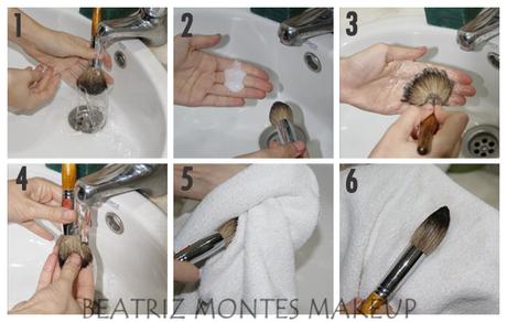 Como limpiar las brochas de maquillaje