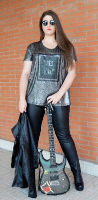 Outfit of the Day ~ Leggins & Guitarras ~ Rock 'n' Roll