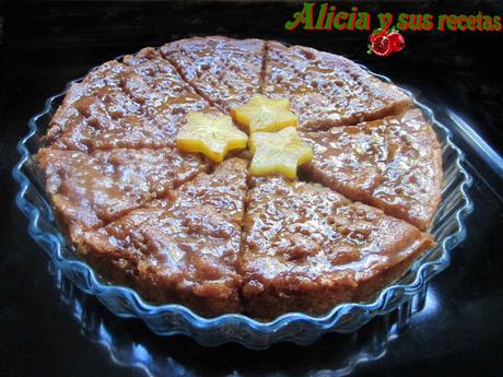 TARTA TOFFEE CON CARAMBOLOS