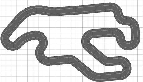 Nº 1365. Circuito de Francorchamps, en Bélgica.en pequeñas dimensiones.