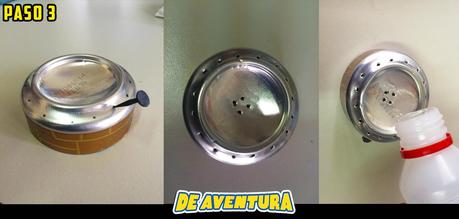 Supervivencia de Aventura: Como hacer una cocina con 2 latas de aluminio supervivencia, base de Cocina de aventura