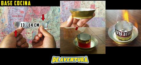 Supervivencia de Aventura: Como hacer una cocina con 2 latas de aluminio Trucos para camping