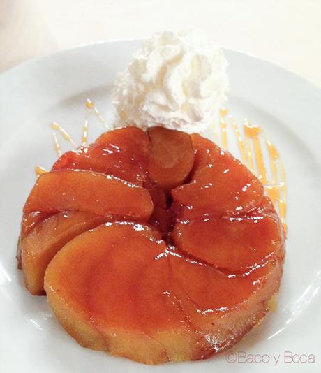 tarta tatin Brasserie Flo baco y boca