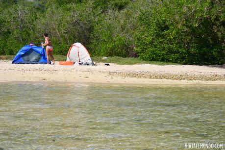 El sol que despierta a Yapascua El campamento de los viajeros, sencillo y necesario
