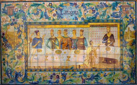 Los bancos de la Plaza de España (49): Tarragona. Los bancos de la Plaza de España (49): Tarragona.