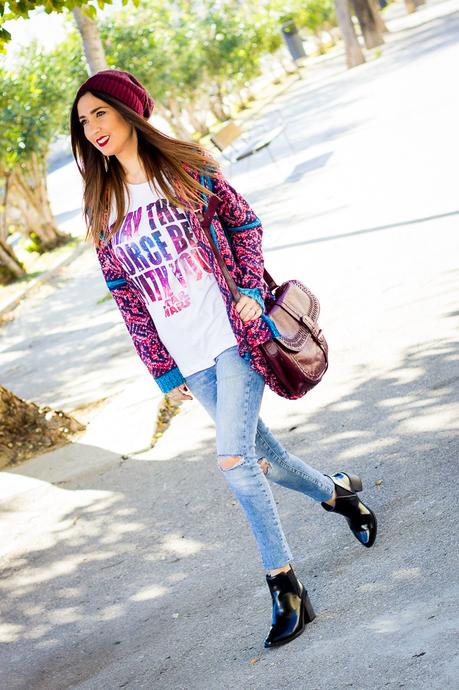 MAY THE FORCE BE WITH YOU- STAR WARS TEE casual cozy style