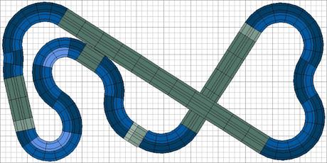 Nº 1370. Circuito de 4 carriles Ninco en 6 x 3