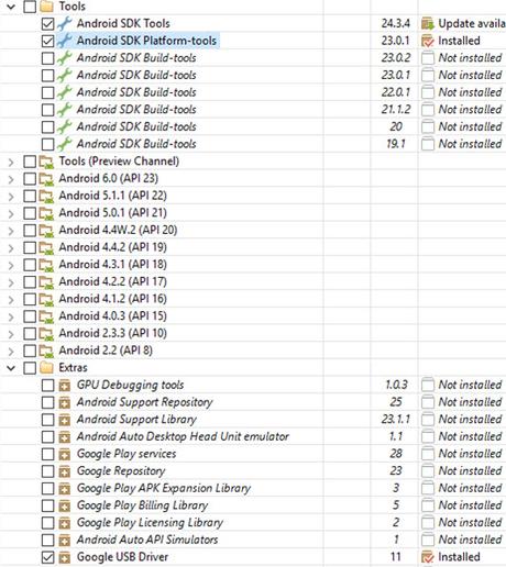 Manual para preparar tu windows para hacer root a un móvil o tablet android instalar sdk android