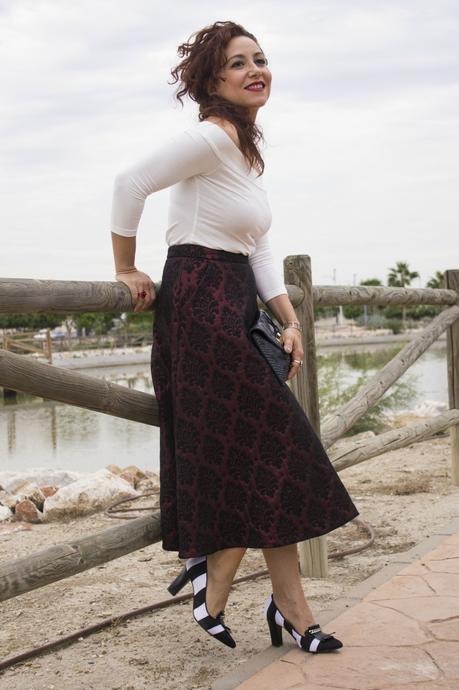 Look especial con falda barroca- Special look baroque skirt
