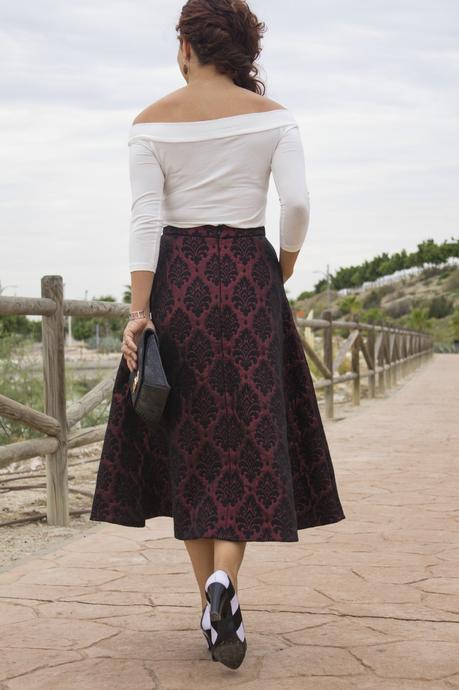 Look especial con falda barroca- Special look baroque skirt