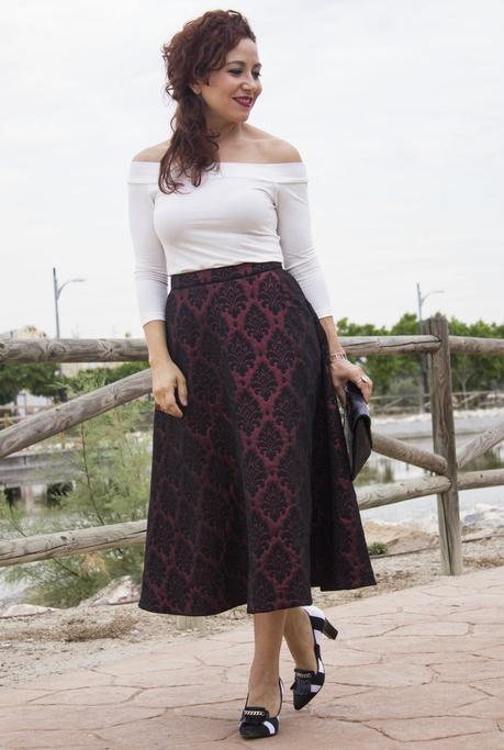 Look especial con falda barroca- Special look baroque skirt