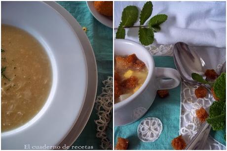 Sopa de Huevo  & Sopa de Picadillo