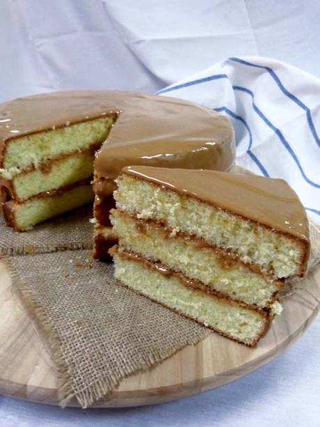 torta de caramelo sureña