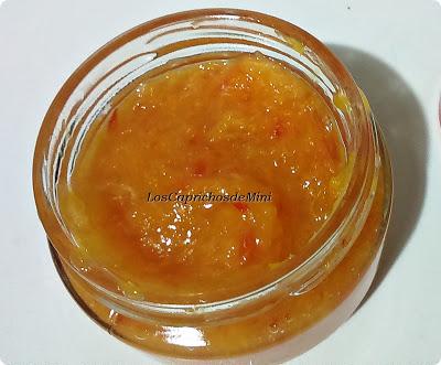 Mermelada de naranja y pimiento rojo