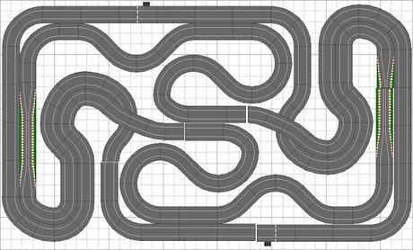 Nº 1366 al 1369. Cuatro circuitos: uno de rally, otro de velocidad y dos intercambiables de 2 carriles de 34m o 4 carriles de 17m.