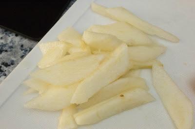 Quiché de pera, mozarella y cherrys Quiché de pera, mozarella y cherrys