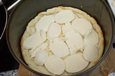 Quiché de pera, mozarella y cherrys Quiché de pera, mozarella y cherrys