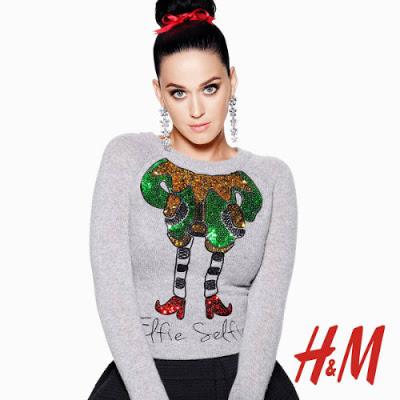 Katy Perry, la musa navideña de H&M