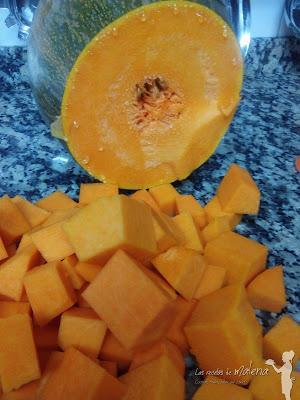 Crema de calabaza con queso Crema de calabaza con queso