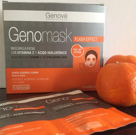 Mascarilla facial Genomask flash effect, piel luminosa e hidratada en 20 minutos genomask-flash-effect