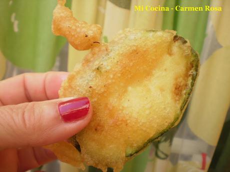RODAJAS DE CALABACIN EN TEMPURA RODAJAS DE CALABACIN EN TEMPURA