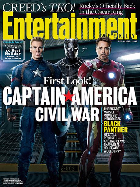 Pantera Negra en portada de EW, Civil War