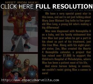 Invincible Iron Man presenta al adorable Iron Max Iron Max en Invincible Iron Man Nº 4