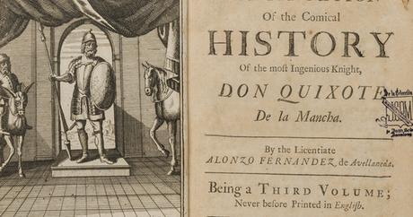 El verdadero aniversario del Quijote de Cervantes. Quijote Avellaneda