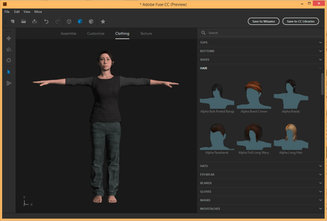 Adobe Fuse personajes en 3D en dos minutos. Adobe Fuse personajes en 3D en dos minutos.
