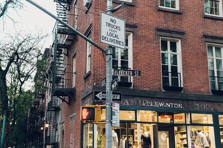 Bleecker St New_York-NYC-Collage_Vintage-Aritzia-Scarf-Masculine_Trousers-Superga_Sneakers-Outfit-Look_of_the_Day-Street_Style-52