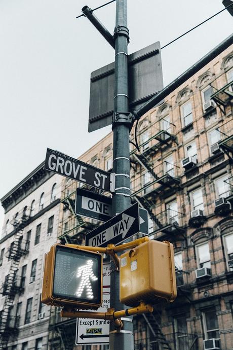 Bleecker St New_York-NYC-Collage_Vintage-Aritzia-Scarf-Masculine_Trousers-Superga_Sneakers-Outfit-Look_of_the_Day-Street_Style-31