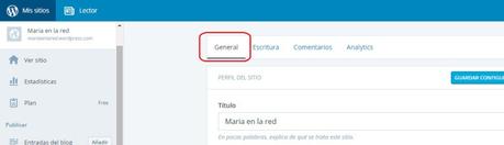 Cómo añadir nieve a tu blog de WordPress.com wordpress configuración general