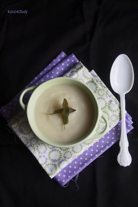 Crema de apionabo con salvia Crema de apionabo con salvia