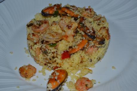 Cous Cous con Gambas y Mejillones