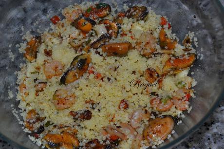 Cous Cous con Gambas y Mejillones